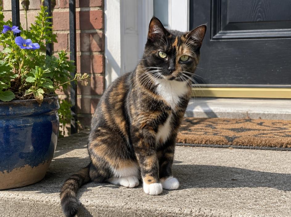 Tortoiseshell cat